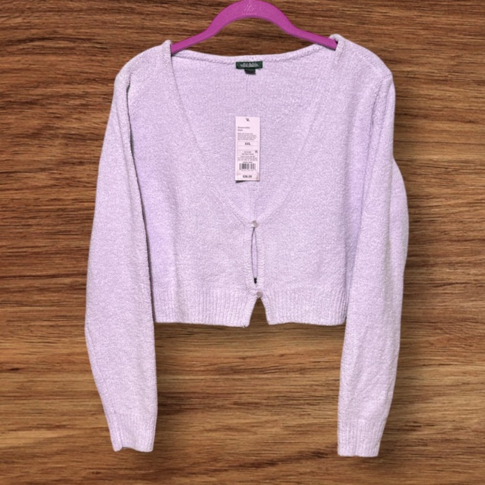 Wild Fable Soft Lilac Sweater - Picture 2 of 6